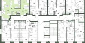 2-к квартира, вторичка, 57м2, 4/18 этаж