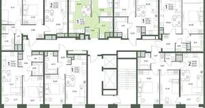 1-к квартира, вторичка, 33м2, 6/18 этаж