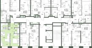 1-к квартира, вторичка, 38м2, 2/18 этаж