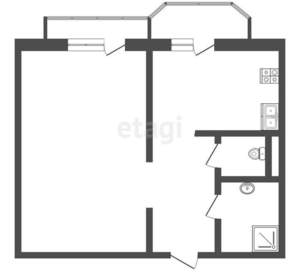 1-к квартира, вторичка, 39м2, 16/16 этаж