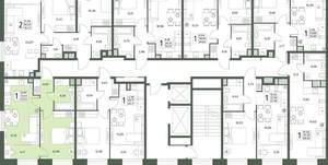 1-к квартира, вторичка, 43м2, 2/18 этаж