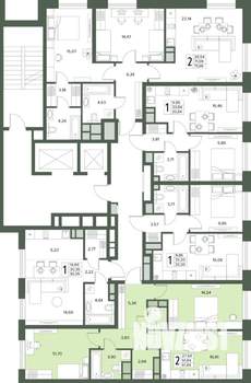 3-к квартира, вторичка, 62м2, 3/18 этаж