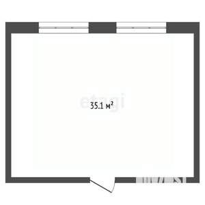 1-к квартира, вторичка, 35м2, 2/3 этаж