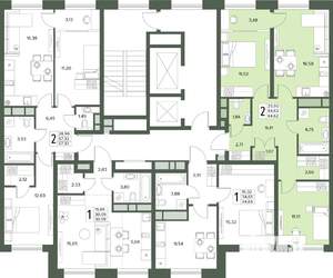 3-к квартира, вторичка, 65м2, 5/18 этаж