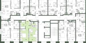 1-к квартира, вторичка, 40м2, 2/18 этаж