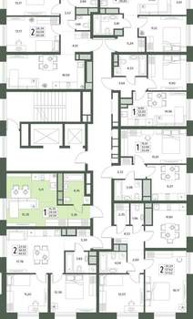 1-к квартира, вторичка, 29м2, 3/18 этаж