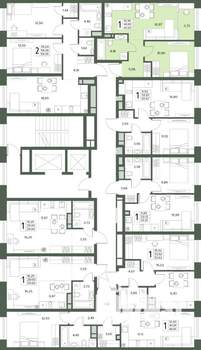 2-к квартира, вторичка, 41м2, 2/18 этаж