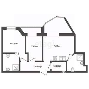 3-к квартира, вторичка, 84м2, 3/15 этаж