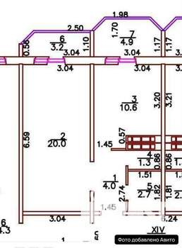 1-к квартира, вторичка, 38м2, 13/16 этаж