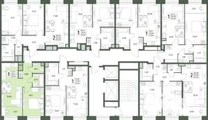 2-к квартира, вторичка, 38м2, 2/18 этаж