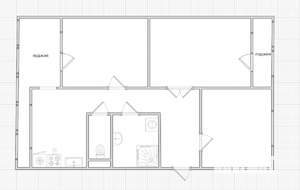 3-к квартира, вторичка, 74м2, 8/9 этаж