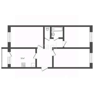 3-к квартира, вторичка, 71м2, 4/5 этаж
