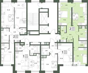 3-к квартира, вторичка, 65м2, 2/18 этаж