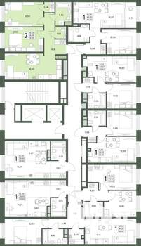 3-к квартира, вторичка, 59м2, 2/18 этаж