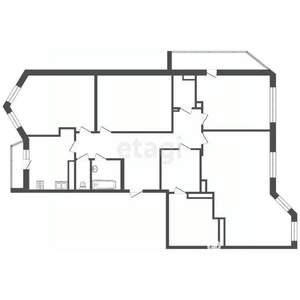 5-к квартира, вторичка, 155м2, 11/15 этаж