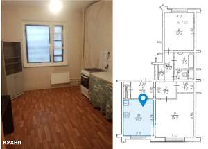 2-к квартира, вторичка, 60м2, 2/16 этаж