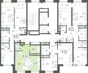 1-к квартира, вторичка, 30м2, 6/18 этаж