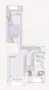 2-к квартира, вторичка, 44м2, 4/5 этаж