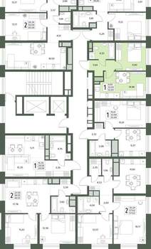 1-к квартира, вторичка, 33м2, 4/18 этаж