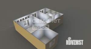 3-к квартира, вторичка, 63м2, 2/3 этаж