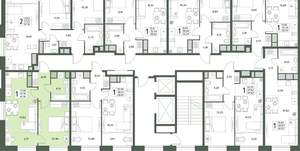 1-к квартира, вторичка, 42м2, 5/18 этаж