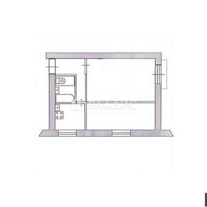 2-к квартира, вторичка, 42м2, 3/5 этаж