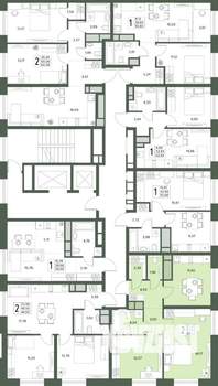 2-к квартира, вторичка, 58м2, 5/18 этаж