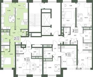 3-к квартира, вторичка, 57м2, 5/18 этаж