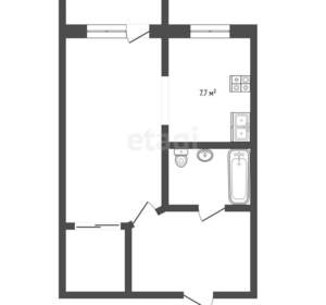 1-к квартира, вторичка, 35м2, 7/9 этаж