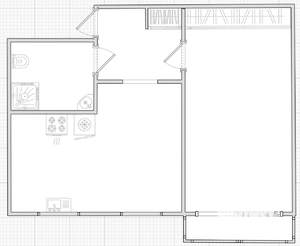 2-к квартира, вторичка, 41м2, 5/5 этаж
