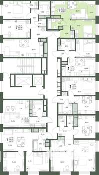 2-к квартира, вторичка, 40м2, 3/18 этаж