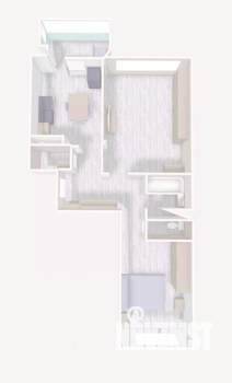 2-к квартира, вторичка, 63м2, 5/12 этаж