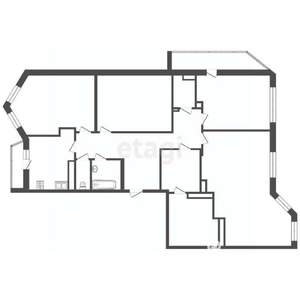 5-к квартира, вторичка, 155м2, 11/15 этаж