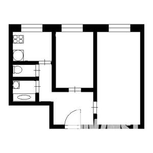 2-к квартира, вторичка, 44м2, 5/9 этаж