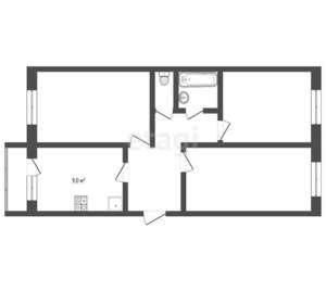 3-к квартира, вторичка, 71м2, 4/5 этаж