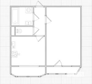1-к квартира, вторичка, 38м2, 10/16 этаж