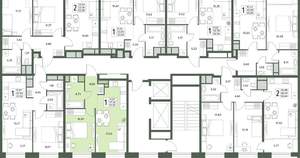 1-к квартира, вторичка, 37м2, 3/18 этаж