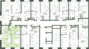 2-к квартира, вторичка, 42м2, 5/18 этаж