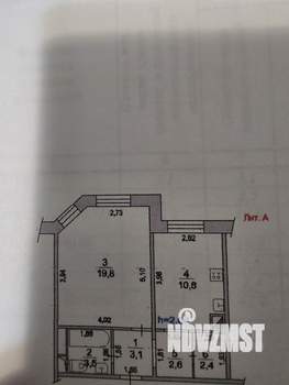 1-к квартира, вторичка, 42м2, 1/16 этаж