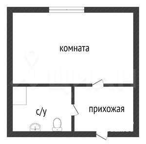 1-к квартира, вторичка, 29м2, 1/5 этаж