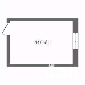 Студия квартира, вторичка, 14м2, 1/4 этаж