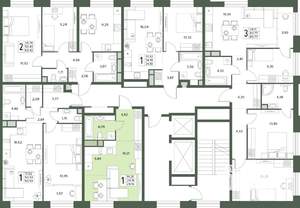 1-к квартира, вторичка, 29м2, 2/18 этаж