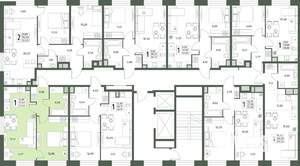 2-к квартира, вторичка, 43м2, 2/18 этаж