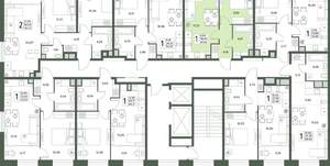 1-к квартира, вторичка, 35м2, 2/18 этаж