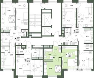 1-к квартира, вторичка, 35м2, 5/18 этаж