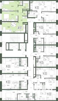 3-к квартира, вторичка, 59м2, 6/18 этаж