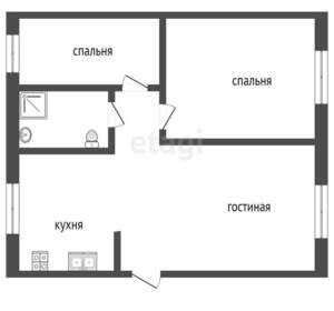 3-к квартира, вторичка, 73м2, 1/4 этаж