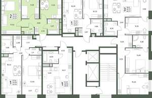 2-к квартира, вторичка, 50м2, 2/18 этаж