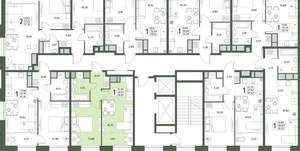 1-к квартира, вторичка, 39м2, 6/18 этаж