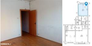 2-к квартира, вторичка, 60м2, 2/16 этаж